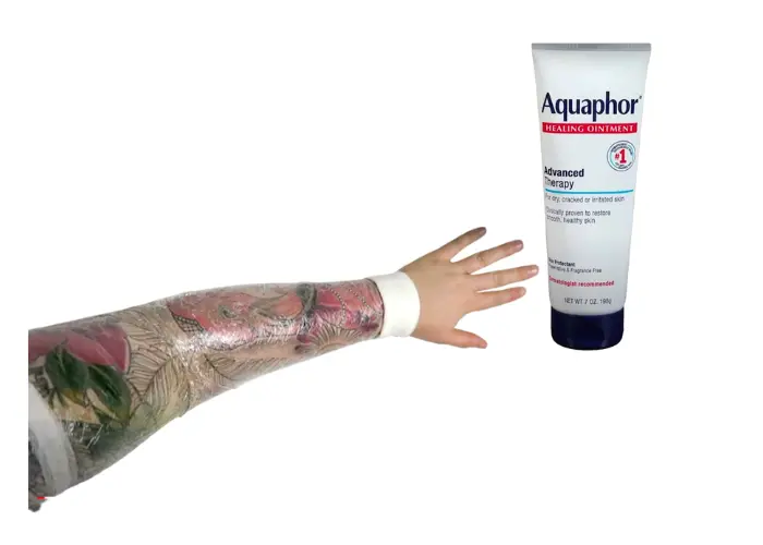 How long should you apply aquaphor to new tattoo