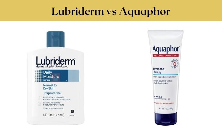 difference between aquaphor and lubriderm